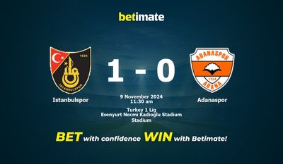 Istanbulspor - Adanaspor Pronostici, quote e pronostici di scommesse 09/11/2024