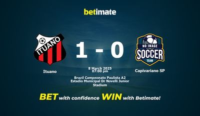 Pronostici, quote e suggerimenti di scommesse Ituano vs Capivariano SP 08/03/2025