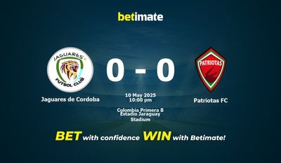 Pronostici, quote e pronostici su Jaguares de Cordoba vs Patriotas FC 10/05/2025