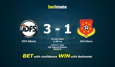 JDFS Alberts vs AFA Olaine Pronostici, quote e consigli di scommessa 28/07/2024