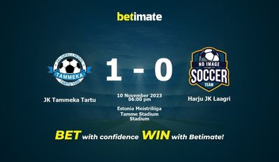JK Tammeka Tartu vs Harju JK Laagri Pronostici, quote e consigli di scommessa 10/11/2023