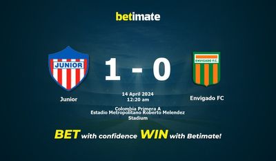Junior vs Envigado FC Pronostici, quote e consigli di scommessa 13/04/2024
