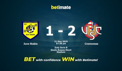 Pronostici, quote e consigli di scommessa Juve Stabia vs Cremonese 21/05/2025