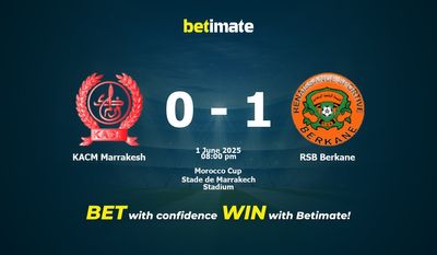 Pronostico, quote e consigli per le scommesse KACM Marrakesh vs RSB Berkane 06/01/2025