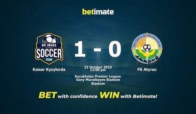 Kaisar Kyzylorda vs FK Atyrau Pronostici, quote e consigli di scommessa 22/10/2023