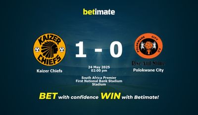 Pronostici, quote e consigli per le scommesse Kaizer Chiefs vs Polokwane City 24/05/2025