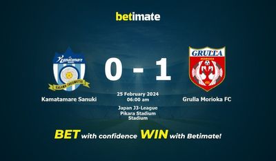 Kamatamare Sanuki vs Grulla Morioka FC Pronostici, quote e consigli di scommessa 25/02/2024