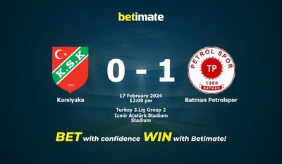 Karsiyaka vs Batman Petrolspor Pronostici, quote e consigli di scommessa 17/02/2024