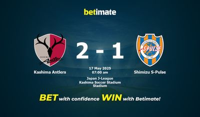 Pronostico, quote e consigli per le scommesse Kashima Antlers vs Shimizu S-Pulse 17/05/2025