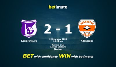 Keciorengucu vs Adanaspor Pronostici, quote e consigli di scommessa 12/02/2025