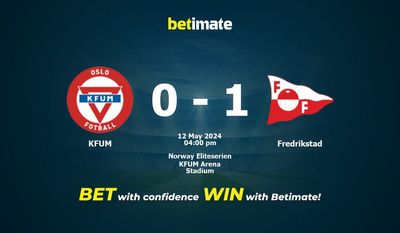 Pronostici, quote e consigli di scommessa KFUM vs Fredrikstad 12/05/2024
