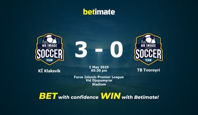 KÍ Klaksvík vs TB Tvoroyri Pronostici, quote e consigli di scommessa 01/05/2025