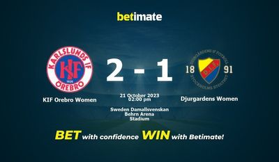 KIF Orebro Femminile vs Djurgardens Femminile Pronostici, quote e consigli di scommessa 21/10/2023
