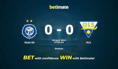 Klubi-04 vs OLS Pronostici, quote e consigli di scommessa 28/04/2024