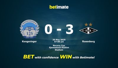 Kongsvinger - Rosenborg Pronostici, quote e consigli di scommessa 20/05/2025
