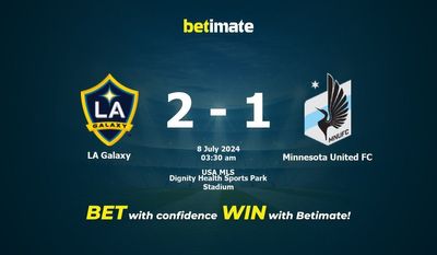 Pronostici, quote e consigli di scommessa LA Galaxy vs Minnesota United FC 08/07/2024