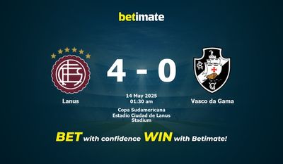 Pronostici, quote e consigli per le scommesse Lanus-Vasco da Gama 14/05/2025