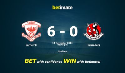 Pronostici, quote e suggerimenti per le scommesse Larne FC vs Crusaders 13/11/2024