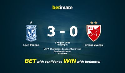 Pronostici, quote e consigli di scommessa Lech Poznan vs Crvena Zvezda 06/08/2025