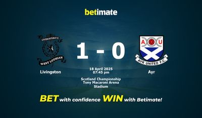 Pronostici, quote e consigli per le scommesse Livingston-Ayr del 18/04/2025