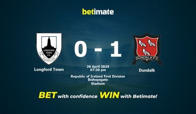 Pronostici, quote e consigli per le scommesse Longford Town vs Dundalk 26/04/2025