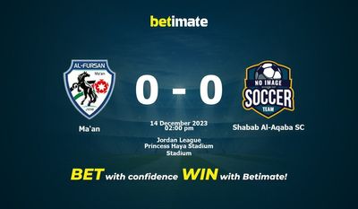 Ma'an vs Shabab Al-Aqaba SC Pronostici, quote e consigli di scommessa 14/12/2023