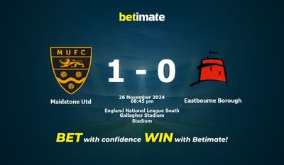 Pronostici, quote e suggerimenti per le scommesse Maidstone Utd vs Eastbourne Borough 26/11/2024