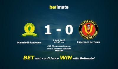 Mamelodi Sundowns vs Esperance de Tunis Pronostici, quote e consigli sulle scommesse 04/01/2025