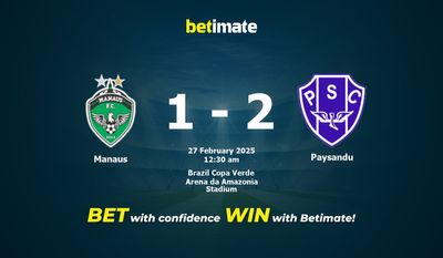 Pronostici, quote e suggerimenti per le scommesse Manaus vs Paysandu 26/02/2025