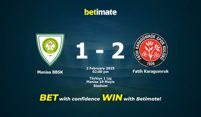 Manisa BBSK vs Fatih Karagumruk Pronostici, quote e consigli di scommessa 02/02/2025