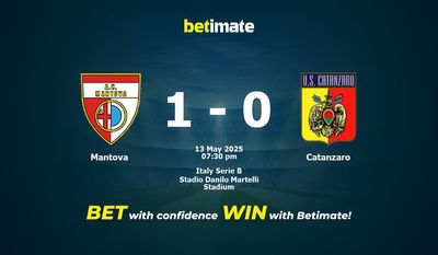 Pronostico, quote e consigli per le scommesse Mantova-Catanzaro 13/05/2025