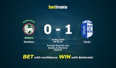 Maritimo vs Vizela Pronostici, quote e consigli di scommessa 16/05/2025