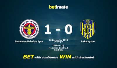 Menemen Belediye Spor vs Ankaragucu Pronostici, quote e consigli di scommessa 18/12/2024