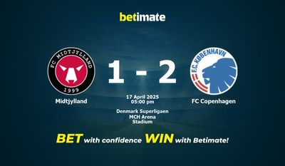Pronostici, quote e consigli per le scommesse Midtjylland vs FC Copenhagen 17/04/2025
