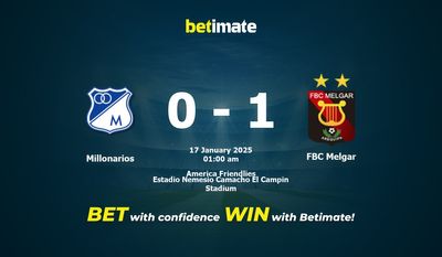 Millonarios vs FBC Melgar Pronostici, quote e consigli di scommessa 17/01/2025