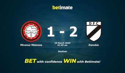 Miramar Misiones vs Danubio Pronostici, quote e consigli di scommessa 10/03/2025