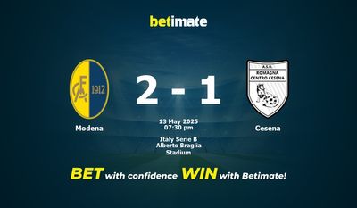Pronostici, quote e consigli di scommessa Modena vs Cesena 13/05/2025