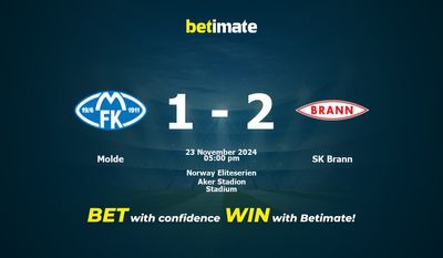Molde vs SK Brann Pronostici, quote e consigli di scommessa 23/11/2024