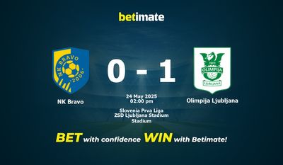 Pronostici, quote e consigli di scommessa NK Bravo vs Olimpija Ljubljana 24/05/2025