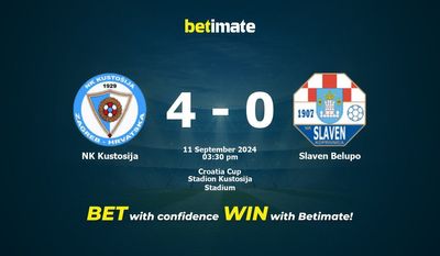 NK Kustosija vs Slaven Belupo Pronostici, quote e consigli di scommessa 11/09/2024