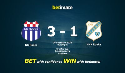 NK Rudes vs HNK Rijeka Pronostici, quote e consigli di scommessa 28/02/2024