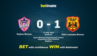 Pronostico, quote e consigli per le scommesse su Nojima Women vs INAC Leonessa Women 17/05/2025