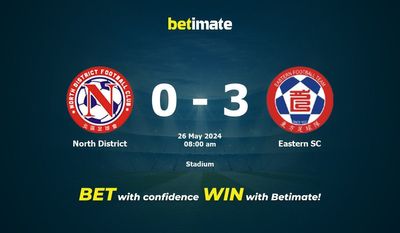Pronostico, quote e consigli di scommessa su Distretto Nord vs Eastern SC 26/05/2024