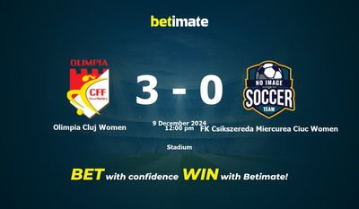 Olimpia Cluj Women vs FK Csikszereda Miercurea Ciuc Women Pronostici, quote e consigli di scommessa 09/12/2024