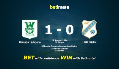 Pronostici, quote e consigli di scommessa Olimpija Ljubljana vs HNK Rijeka 29/08/2024