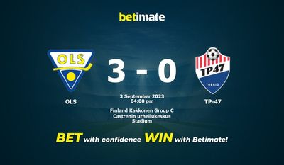 Pronostici, quote e consigli di scommessa vs OLS vs TP-47 03/09/2023