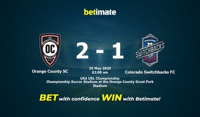 Pronostici, quote e consigli per le scommesse su Orange County SC vs Colorado Switchbacks FC 25/05/2025