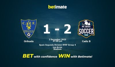 Pronostici, quote e consigli di scommessa Orihuela vs Cadiz B 02/12/2023