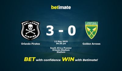 Pronostici, quote e consigli per le scommesse Orlando Pirates vs Golden Arrows 13/05/2025