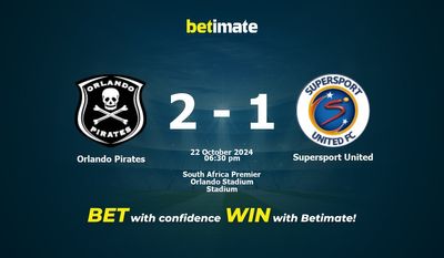 Pronostici, quote e suggerimenti per le scommesse Orlando Pirates vs Supersport United 22/10/2024